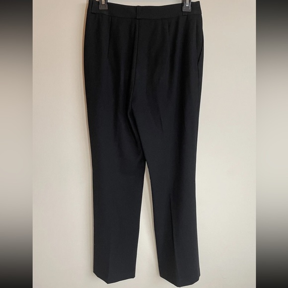 Nanette Lepore Wide Leg Trousers Dress Pants Black Women’s Size 8 Flare - Picture 4 of 11